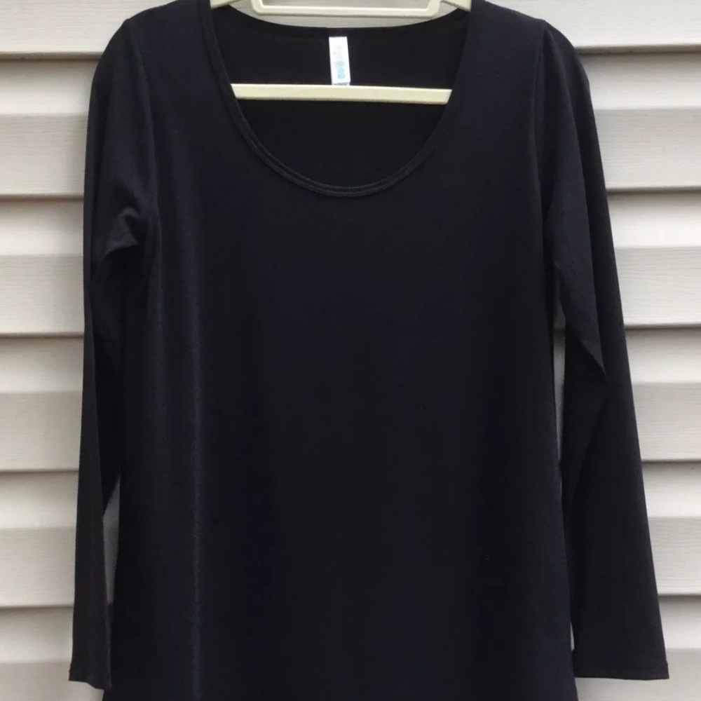 LulaRoe 3XL Solid Black Noir Lynnae NWT
